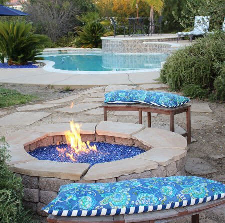 By the Pool Large Firepit