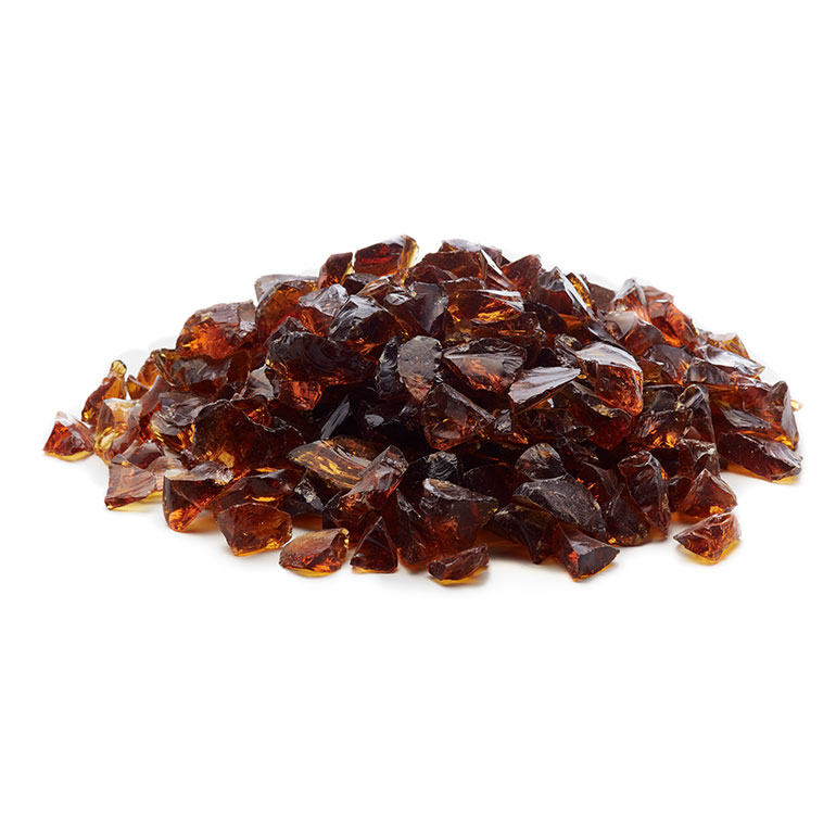 picture of amber fire glass