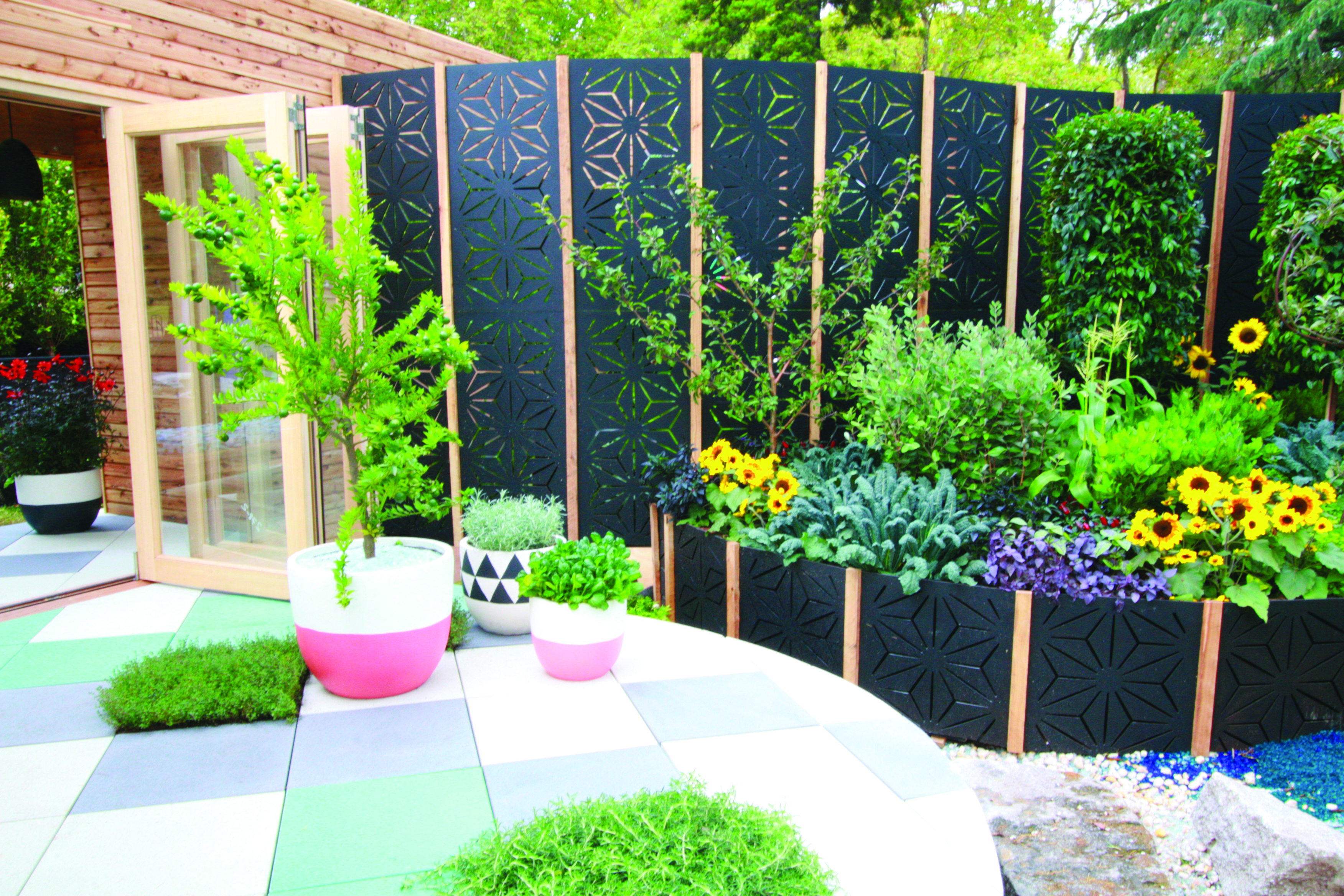 outdoor garden screens