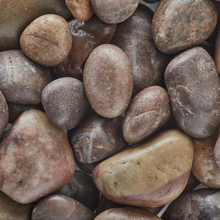 Polished Red Pebbles