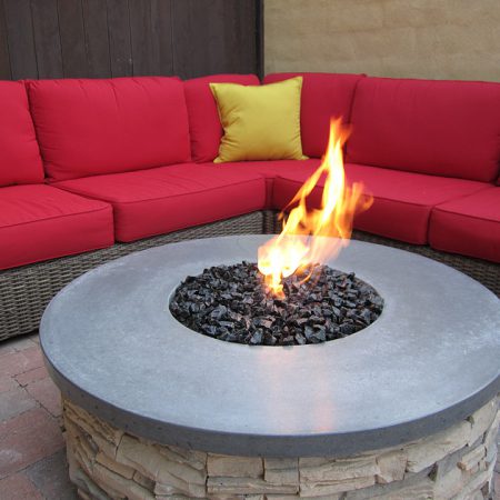 Outdoor Fire Pit - Black Fire Glass (Medium ½ inch - ¾ inch)
