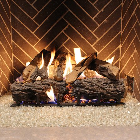 Indoor Fireplace - Crystal Reflective Fire Glass (¼ inch)
