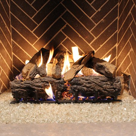 Indoor Fireplace - Crystal Reflective Fire Glass (¼ inch)
