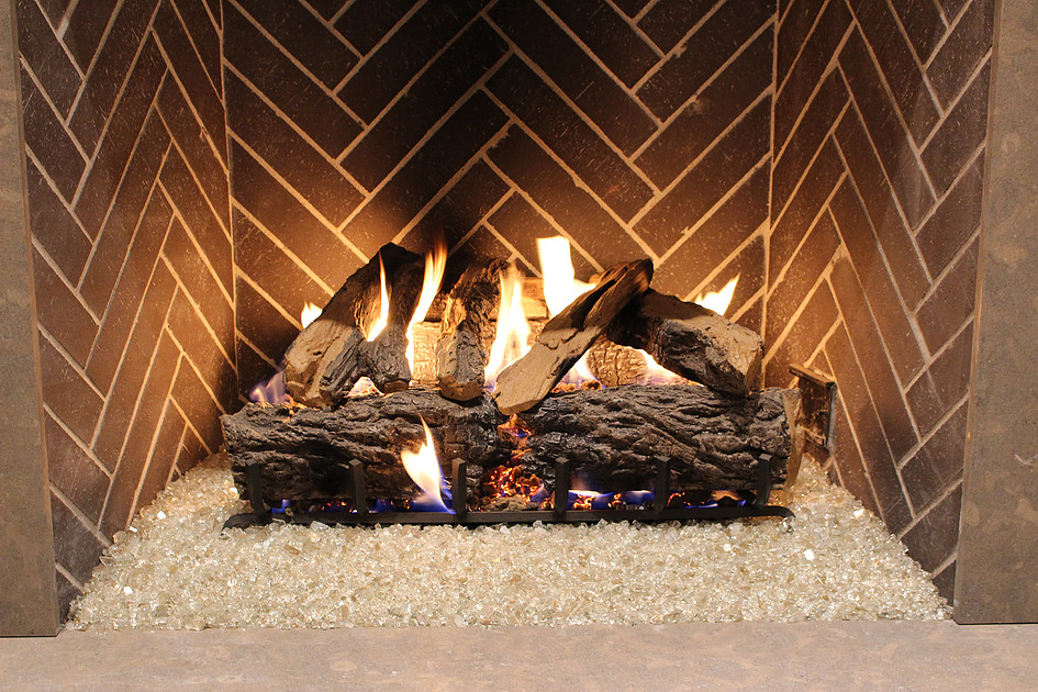 Fire Pit Glass Everything You Need To, Fire Rock Gas Fireplace