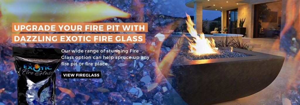 Reflective Glass - Fire Glass For - 1 Firepit Glass Rock - Glass Stones -  Glass Rocks - Gas & Propane & Fireplace Glass (50 Pound, Sapphire Blue) 