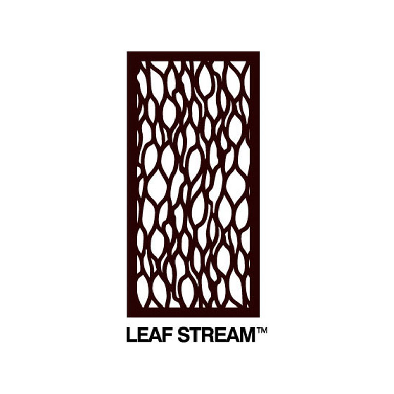 picture of outdeco leaf stream privacy panel
