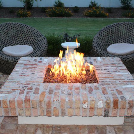 Outdoor Fire Pit - Amber Fire Glass (Medium ½ inch – ¾ inch)