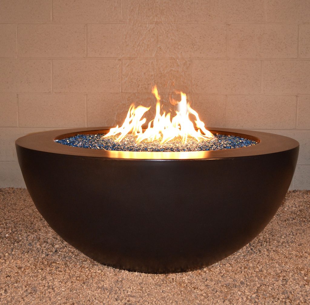 Backyard Fire Glass & Landscaping Rocks