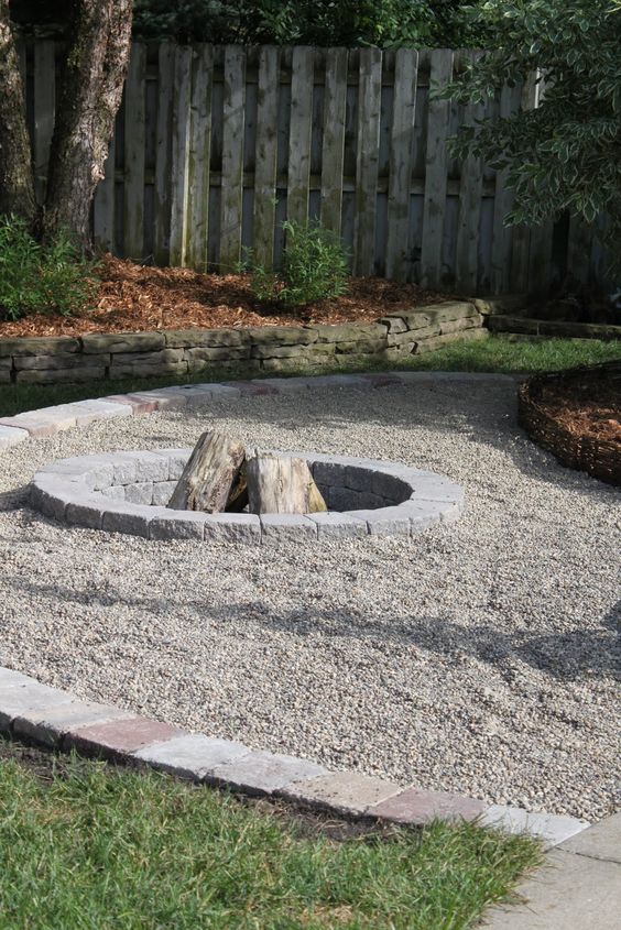 Discover In-Ground Fire Pit Ideas - Exotic Pebbles And Glass