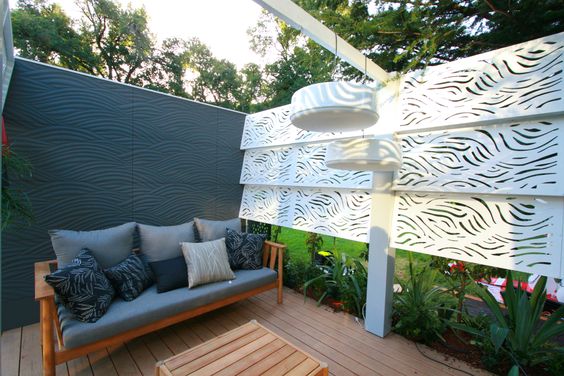 outdoor privacy panel garden screen