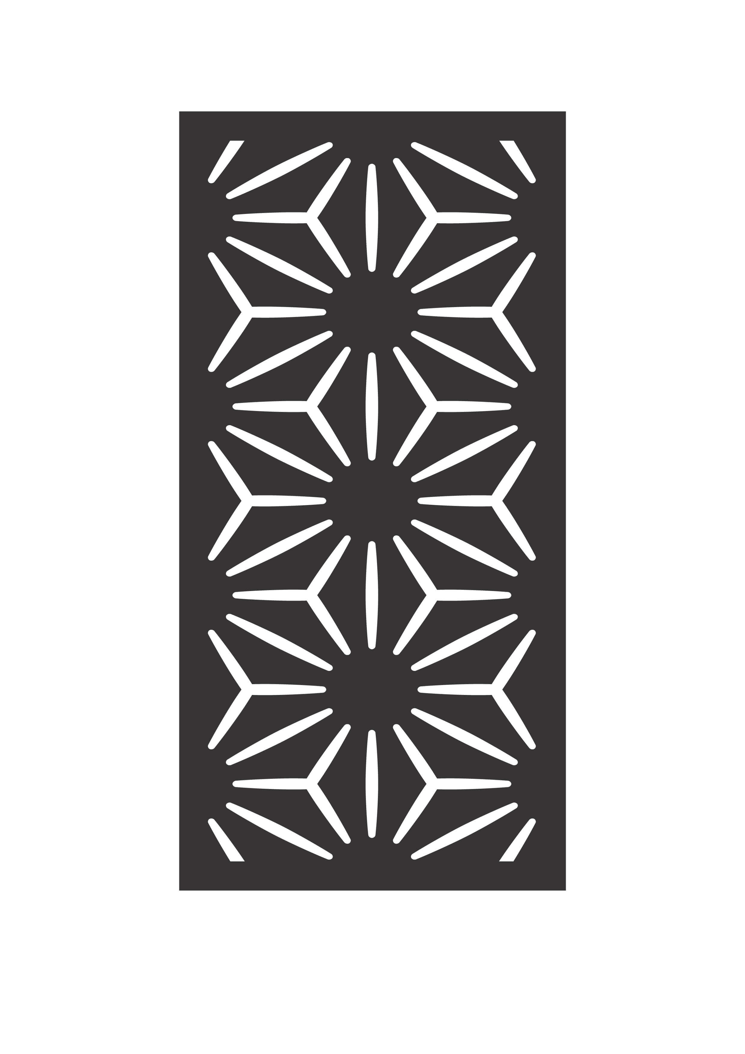 picture of outdeco Star Anais privacy panel